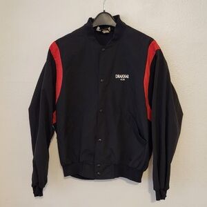 Men's Black and Red Jacket